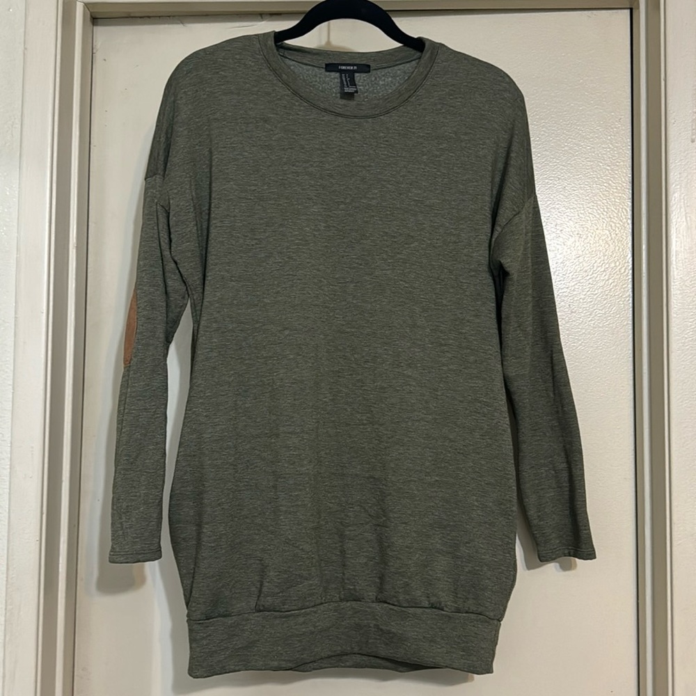 Forever 21 elbow patches sweater